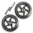 Apollo APOLLO Stunt Scooter reservewielenset Pro Wheels 120mm - ABEC 9 kogellagers Zwart