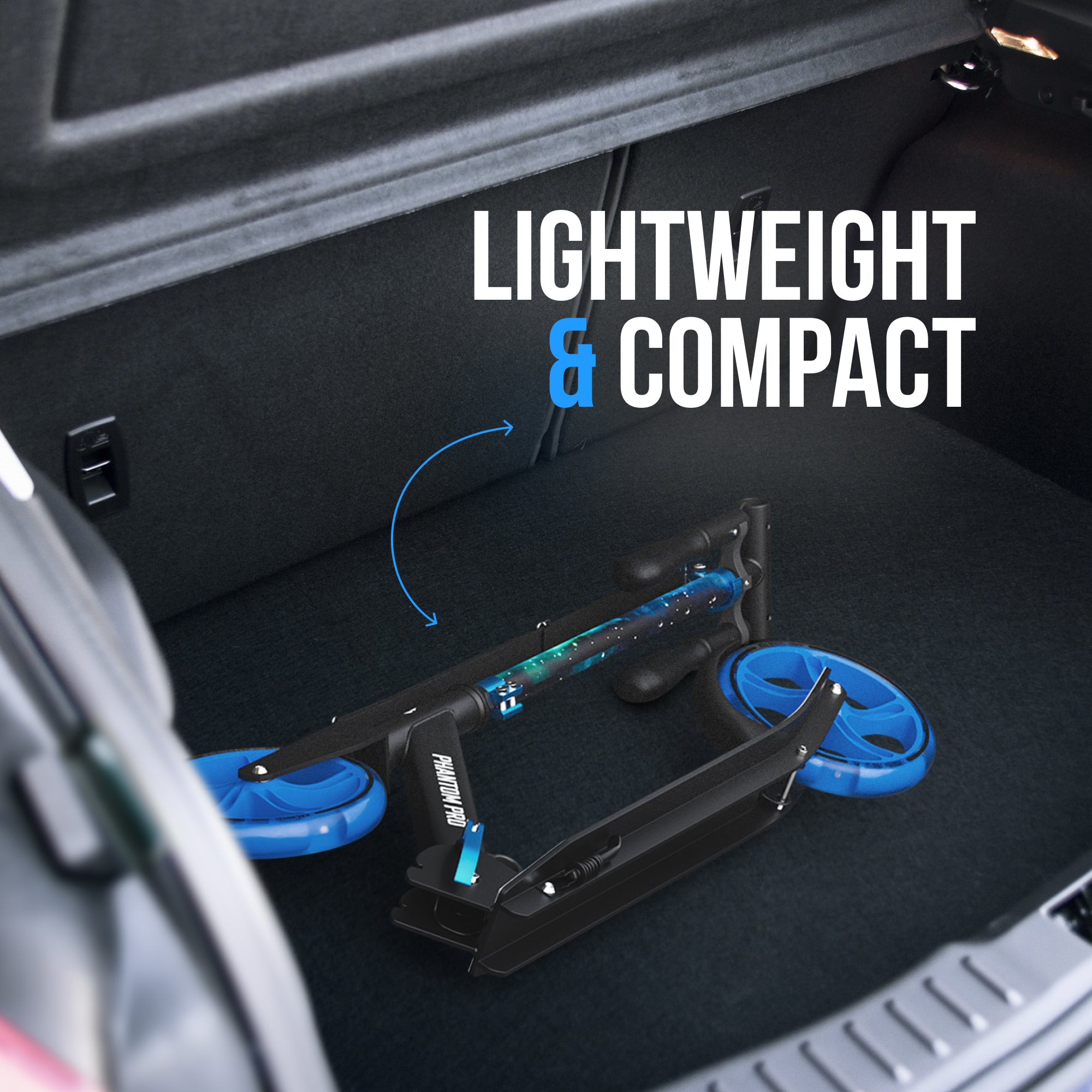 Apollo 'Phantom Pro' Opvouwbare en in hoogte verstelbare stadsscooter Universe