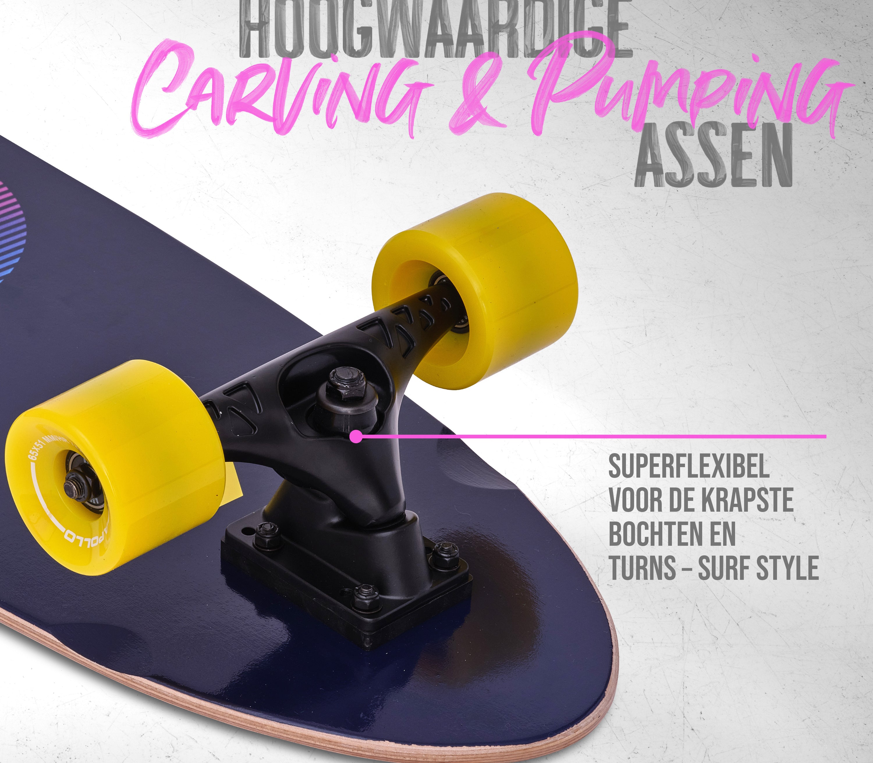Apollo Surfskate Board - Miami Sunset Miami Sunset