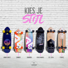 Apollo Surfskate Board - Miami Sunset Miami Sunset