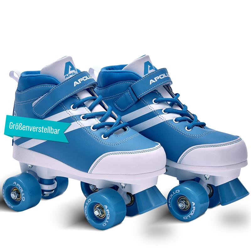 Apollo Disco Roller Soft Boots verstelbare rolschaatsen voor kinderen - Blueberry L (39-42)
