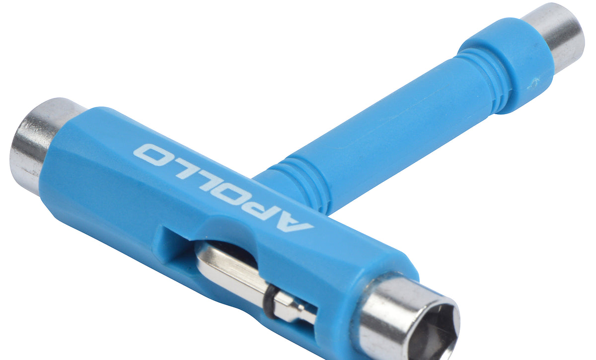 Apollo APOLLO T-Tool Schroefsleutel voor skateboard, scooter en longboard Blauw