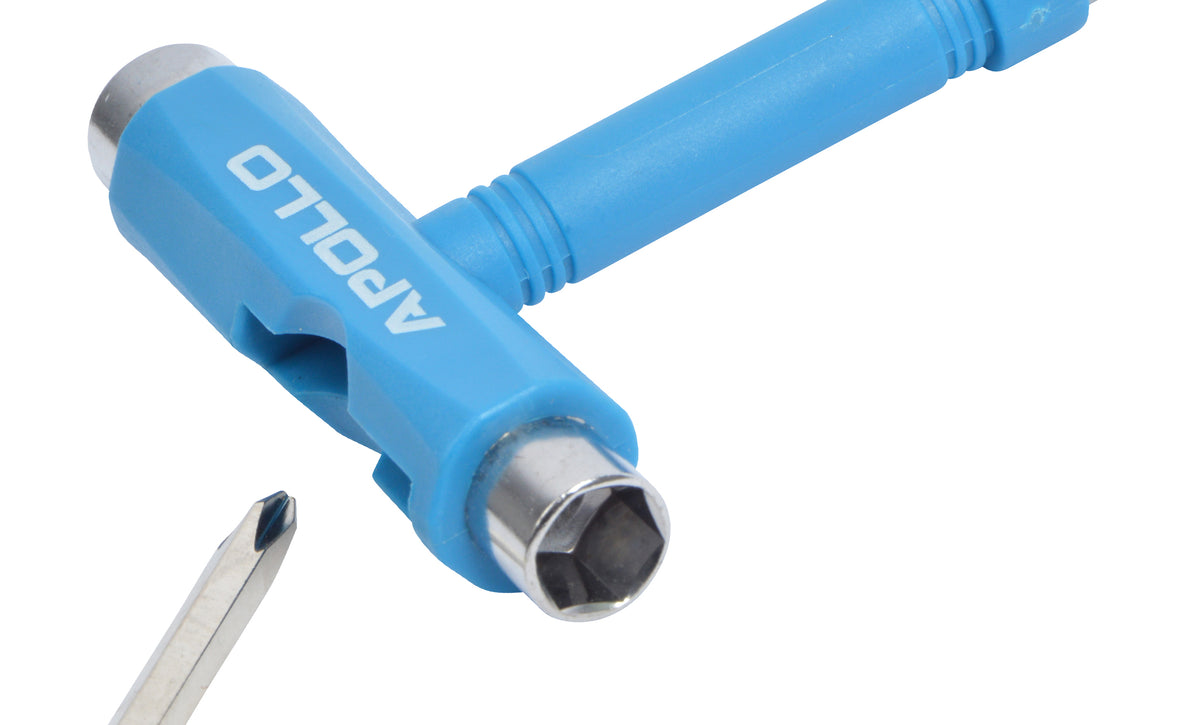 Apollo APOLLO T-Tool Schroefsleutel voor skateboard, scooter en longboard Blauw