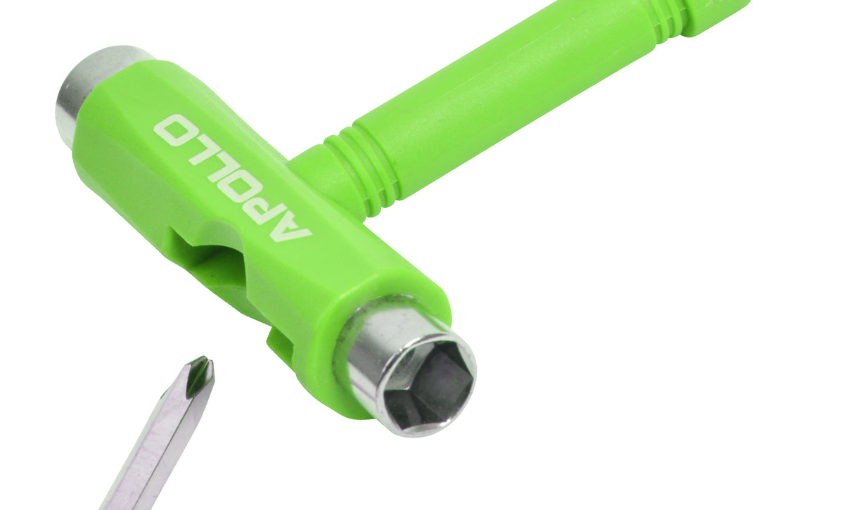 Apollo APOLLO T-Tool Schroefsleutel voor skateboard, scooter en longboard Groen
