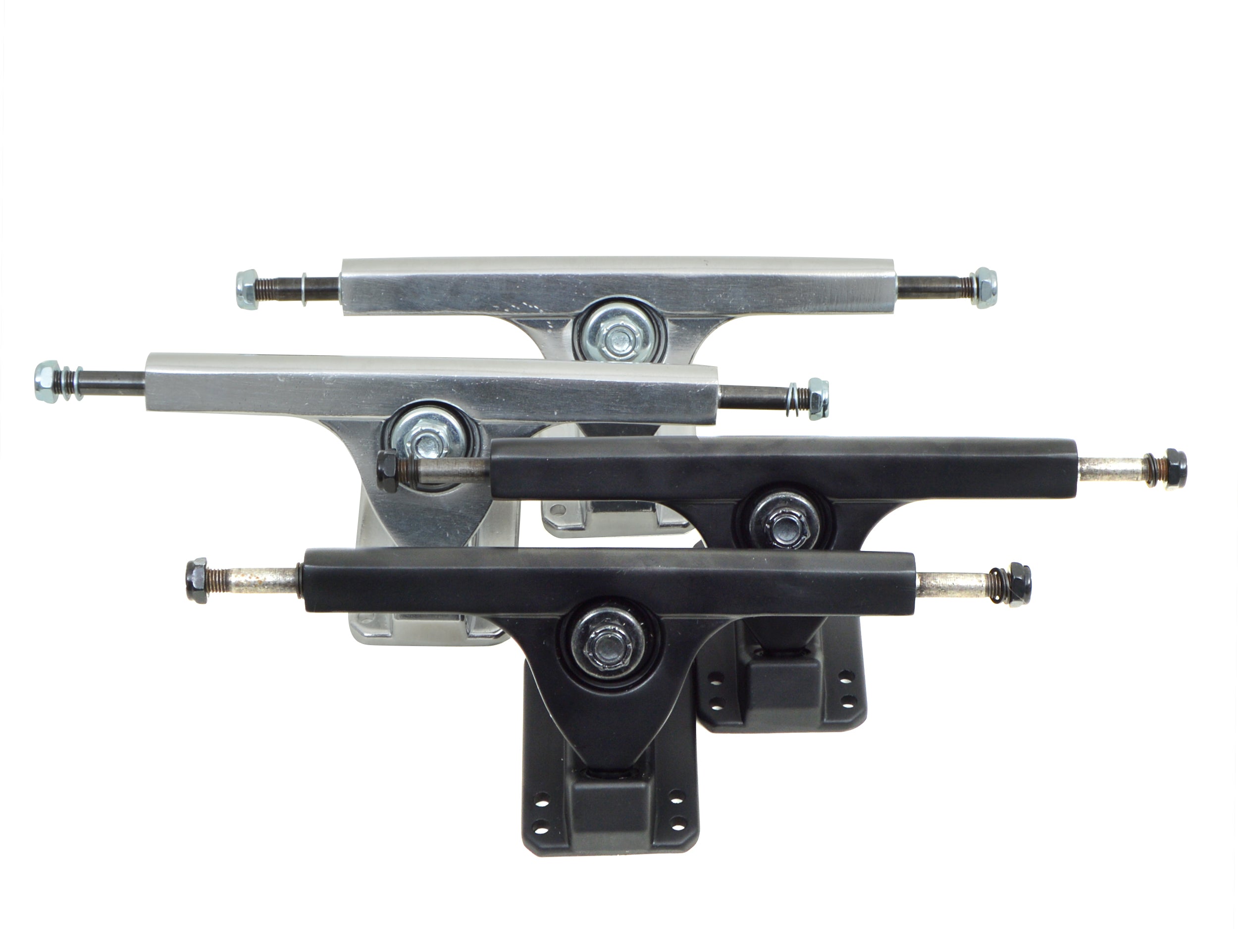 Apollo Longboard as - FatCat - ZWART - 7 inch / 178 mm set / trucks