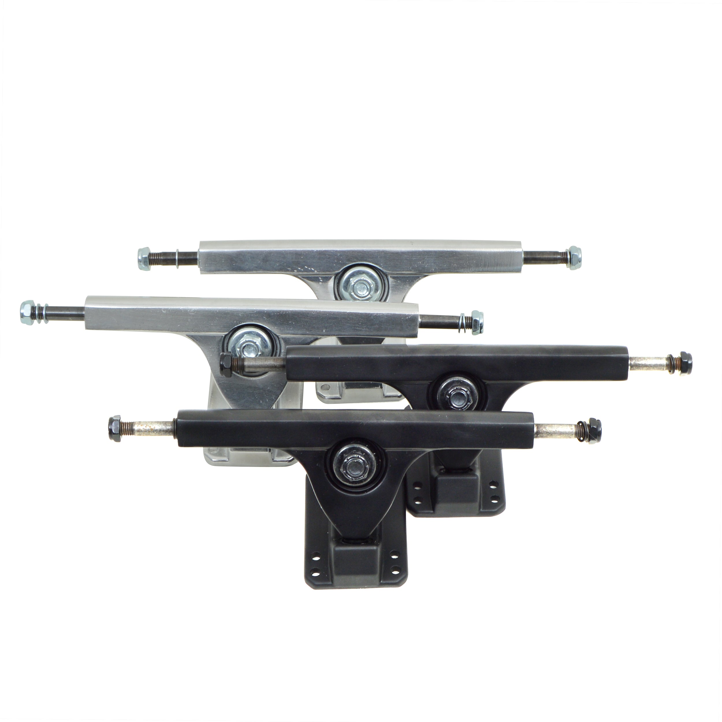 Apollo Longboard as - FatCat - ZWART - 7 inch / 178 mm set / trucks