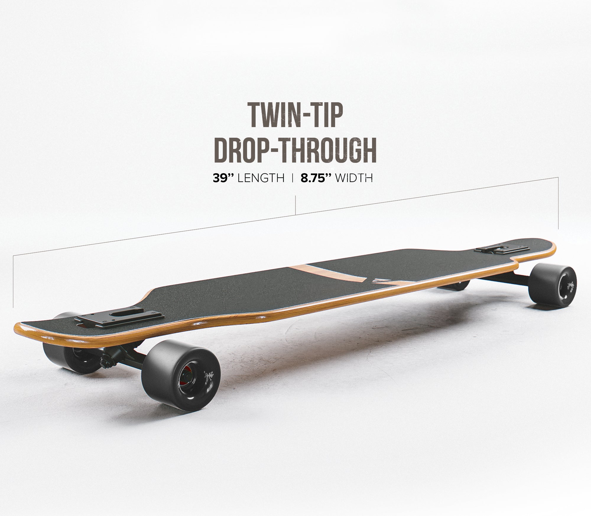 Apollo Glasvezel Longboard 39" incl. T-tool - Bali Slide Black Bali Slide Black