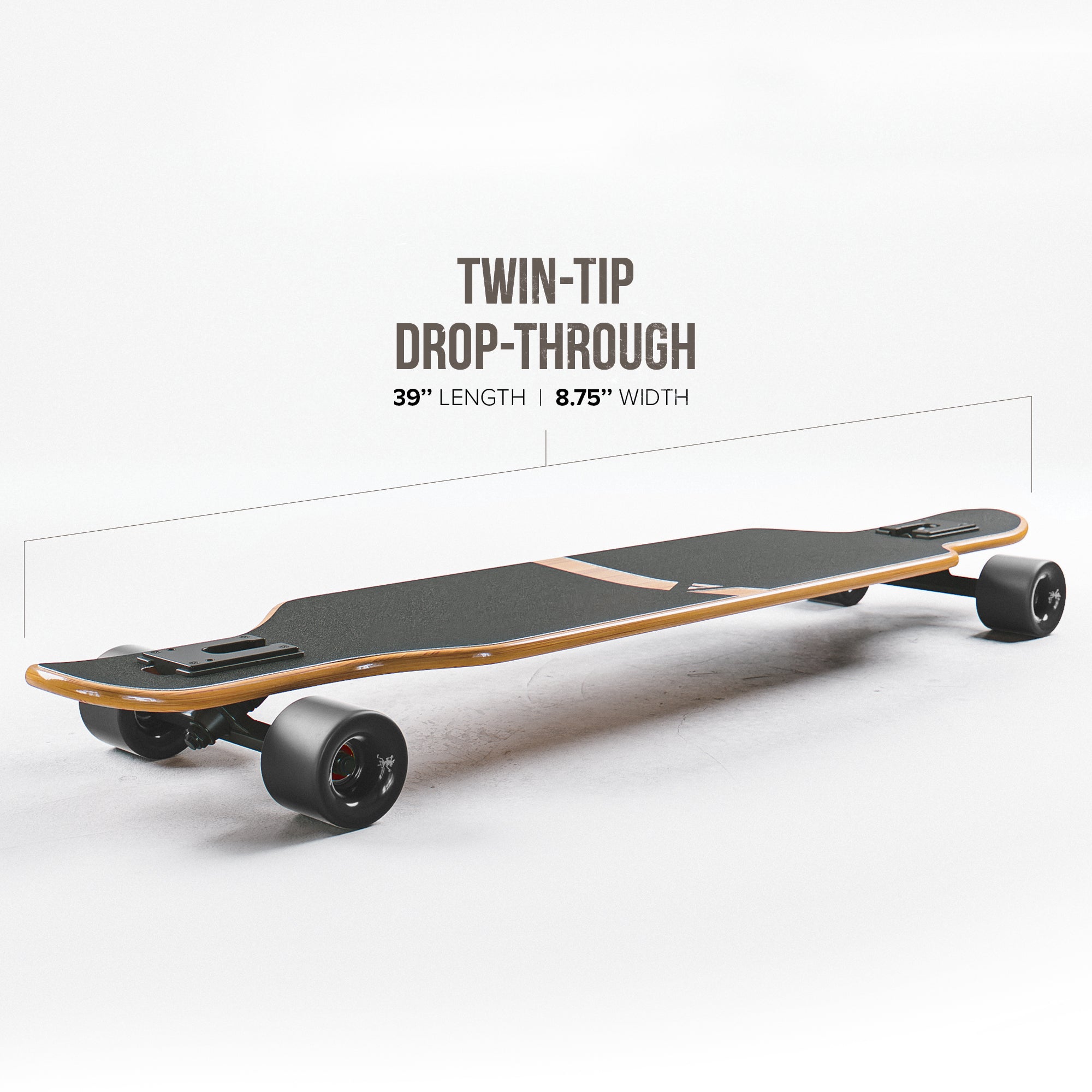 Apollo Glasvezel Longboard 39" incl. T-tool - Bali Slide Black Bali Slide Black