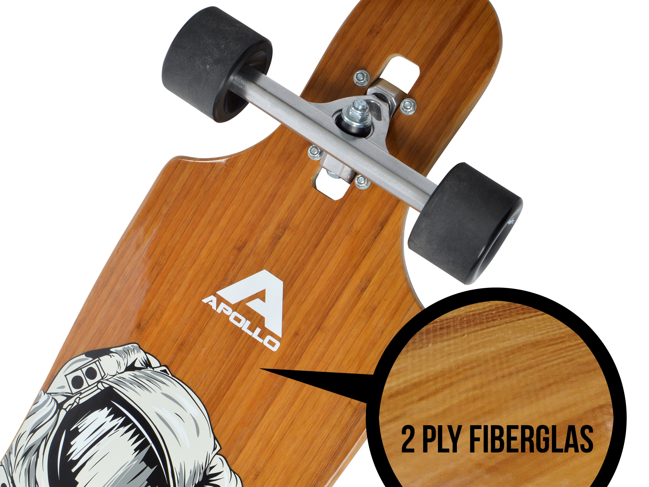 Apollo Glasvezel Longboard 40" incl. T-tool - Apollo13 Apollo 13