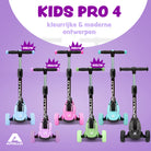 Apollo 'KidsPro 4' Opvouwbare Kinderstep met LED-Wielen Groen