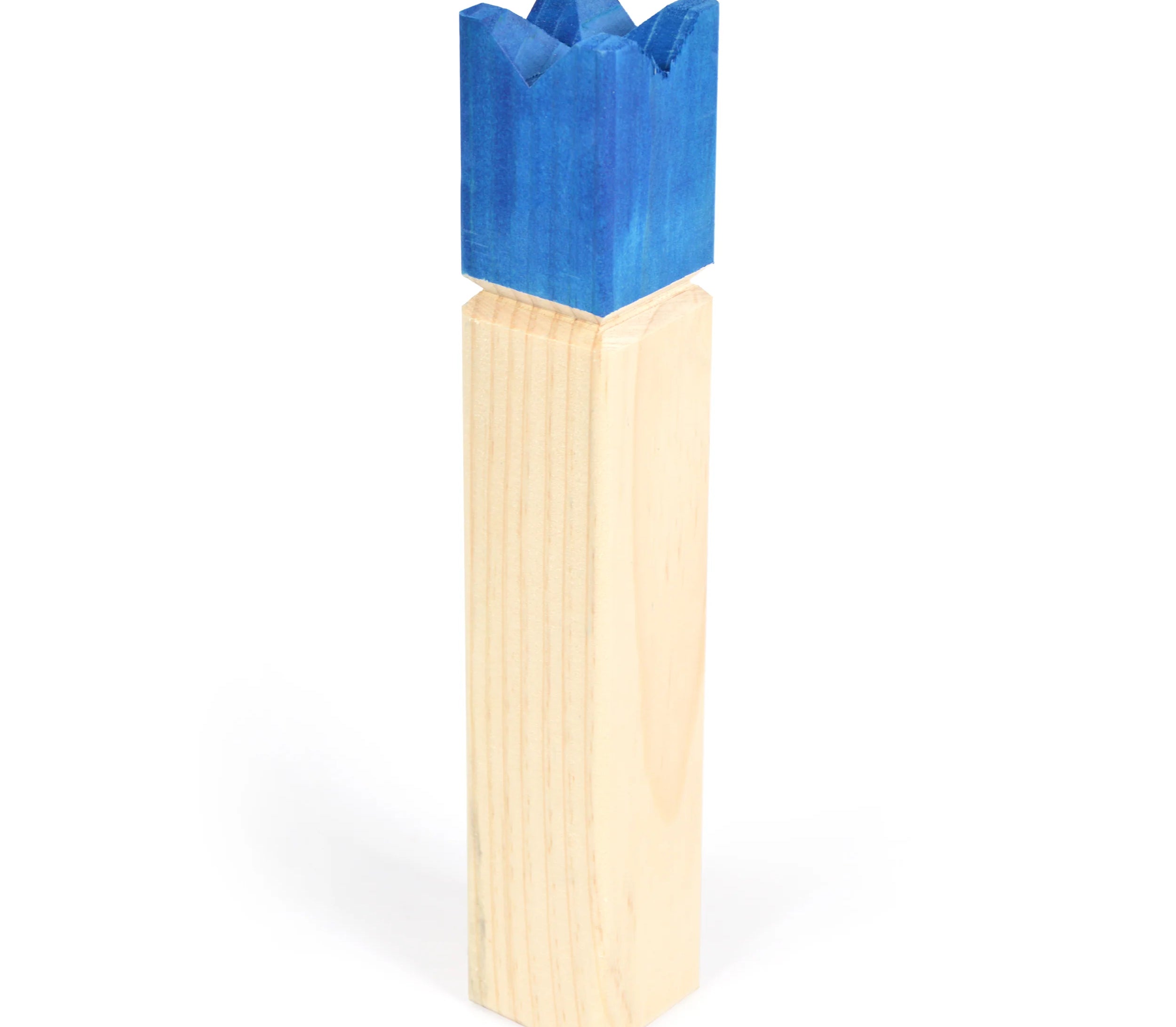 Ocean5 OCEAN5 Kubb - Origineel Viking werpspel, Houten schaak kegels spel Kubb - Blau - 30 x 5,2 cm (H B)