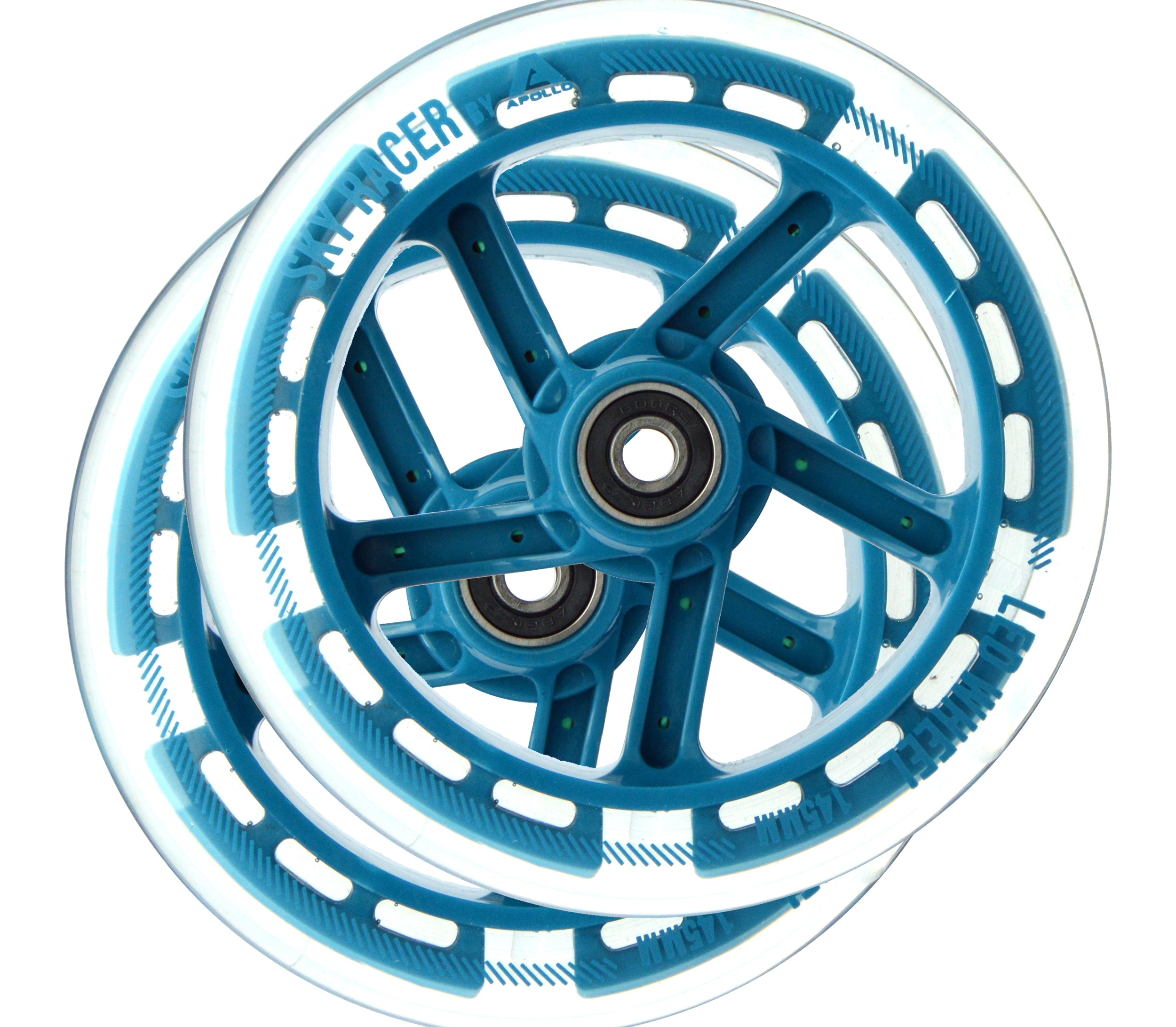 Apollo Vervangingswielenset voor Skyracer - 145 mm wielenset Blauw