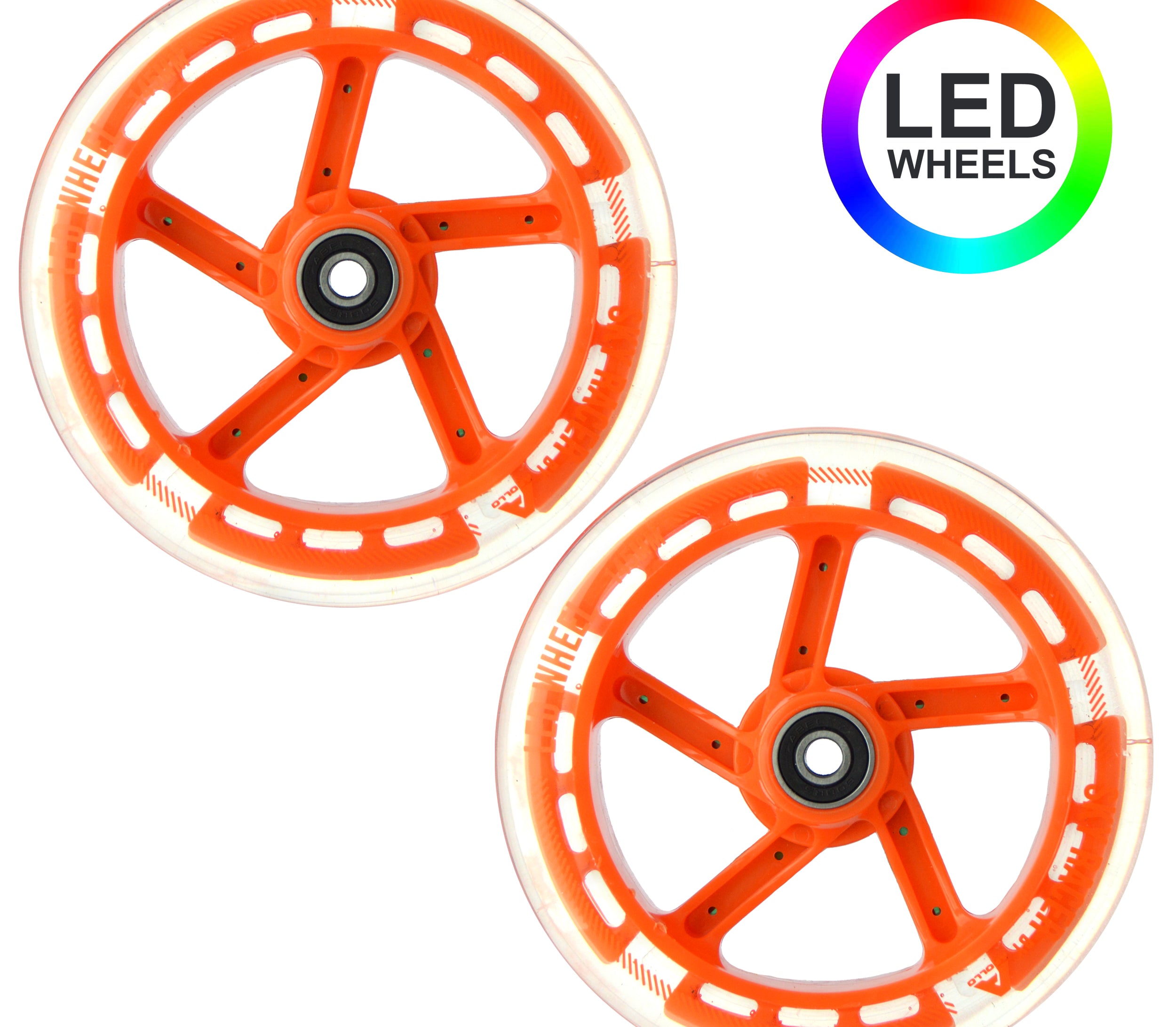 Apollo Vervangingswielenset voor Skyracer - 145 mm wielenset Oranje