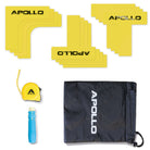 Apollo Funsport Nederland Apollo Pickleball Court Marker Set – All-in-one vloer markering set voor precisie en veelzijdigheid
