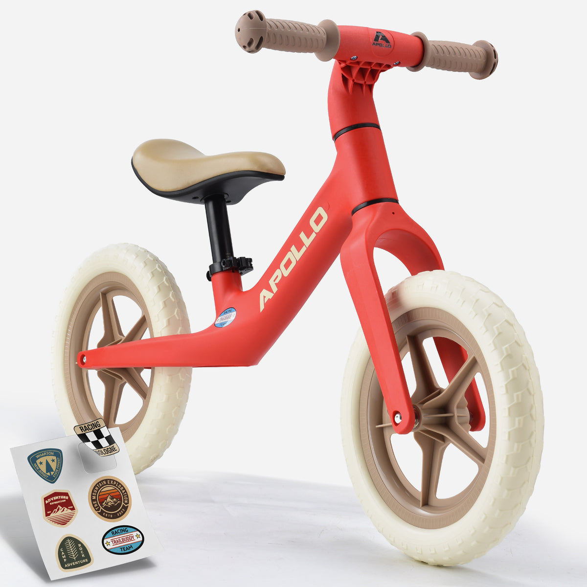 Apollo Funsport Nederland Trailbuddy loopfiets vanaf 2 jaar – 12 inch kinderloopfiets Rood