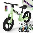 Apollo Funsport Nederland Trailbuddy LED loopfiets voor kinderen vanaf 2 jaar – 12 inch loopfiets met verlichting Groen