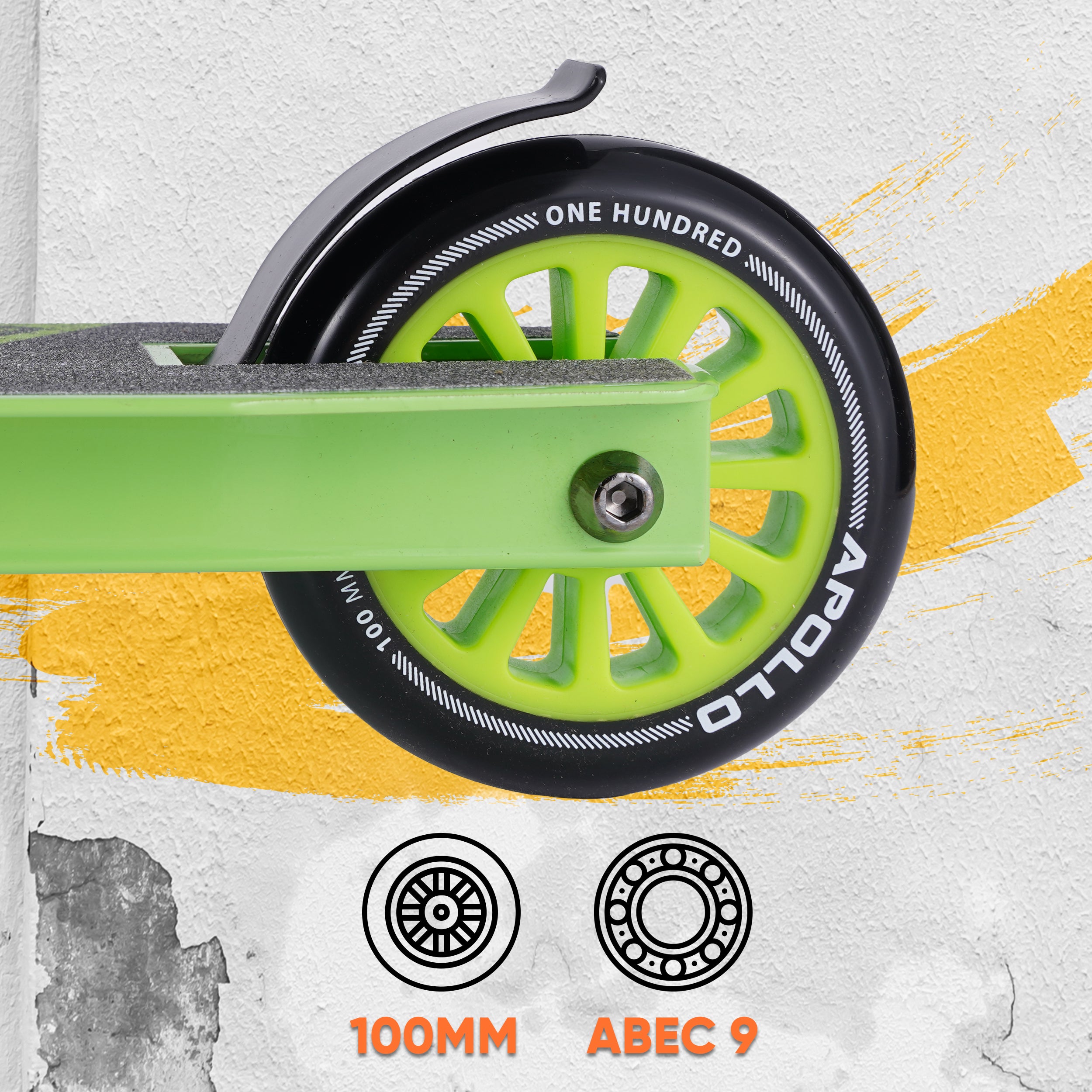 Apollo Funsport NL Stunt Scooter Gravity - Leuke step voor kinderen en tieners Groen