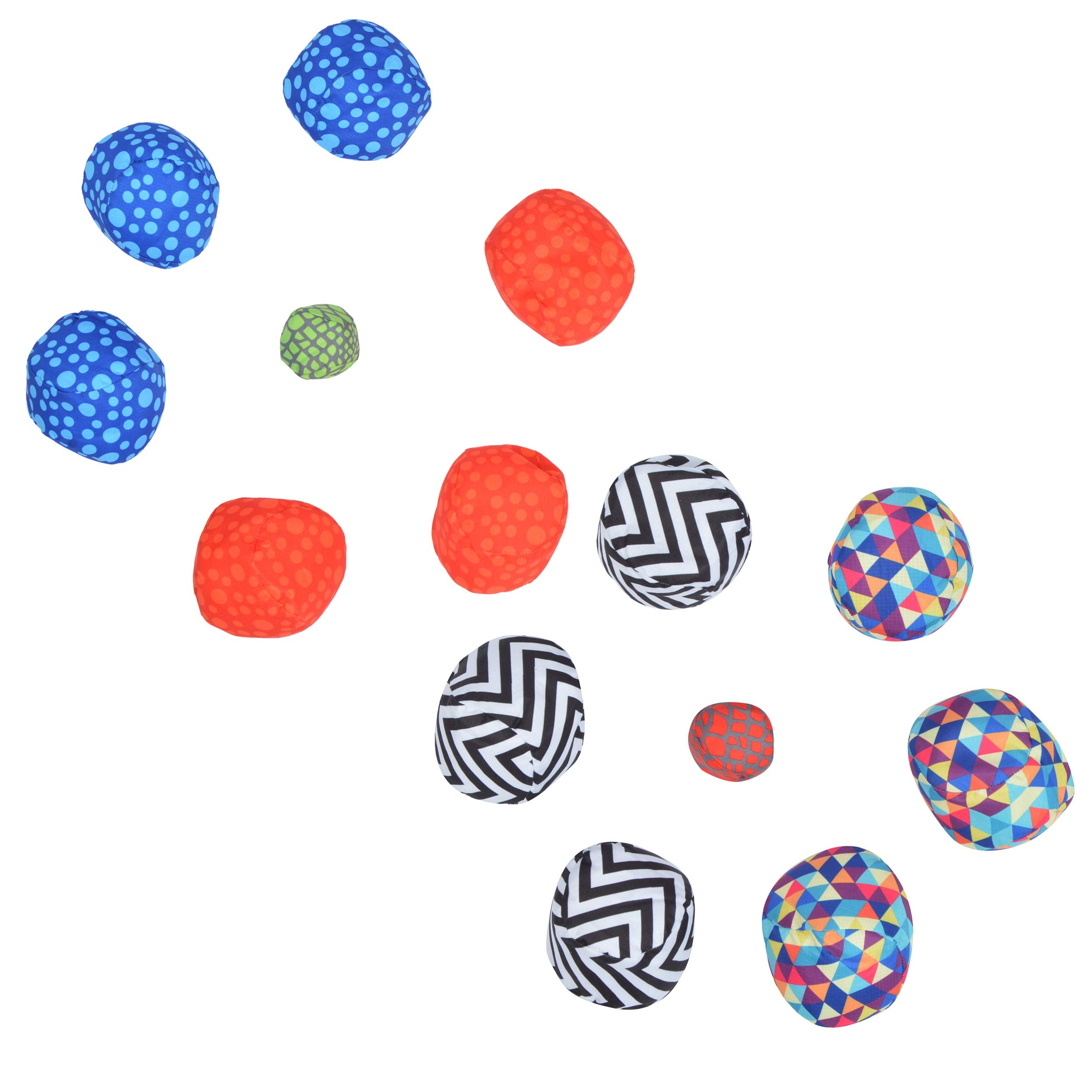 Apollo Funsport Nederland Ocean 5 Extreme Boule – Set van zachte boules 2er SET - Dots + ZicZac