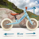 Apollo Funsport Nederland Trailbuddy loopfiets vanaf 2 jaar – 12 inch kinderloopfiets Blauw