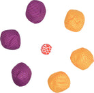 Apollo Funsport Nederland Ocean 5 Extreme Boule – Set van zachte boules Lines - Kleur: paars geel