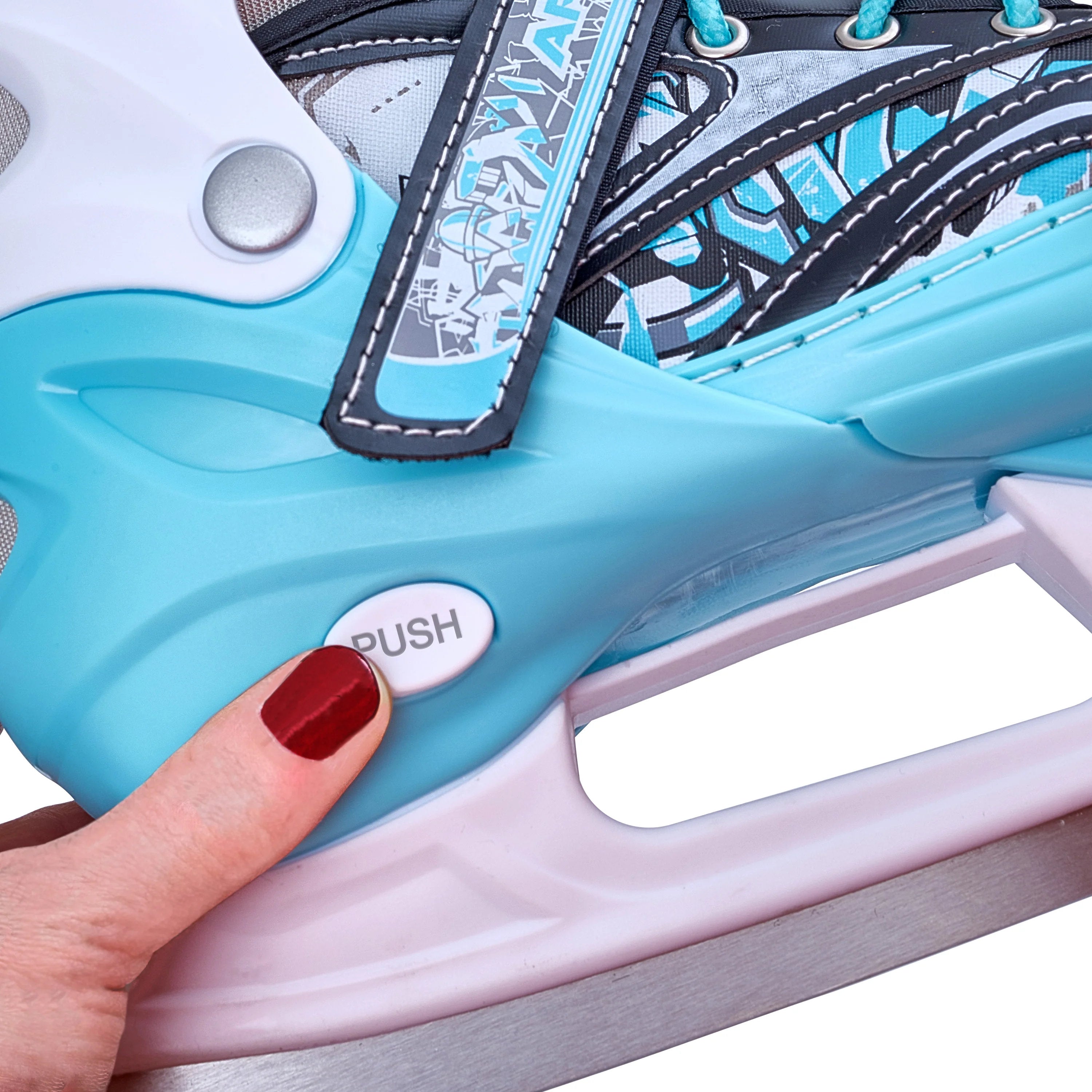 Apollo Verstelbare Kunstschaatsen 'Ice Skates X-Pro' - Mint/Zwart