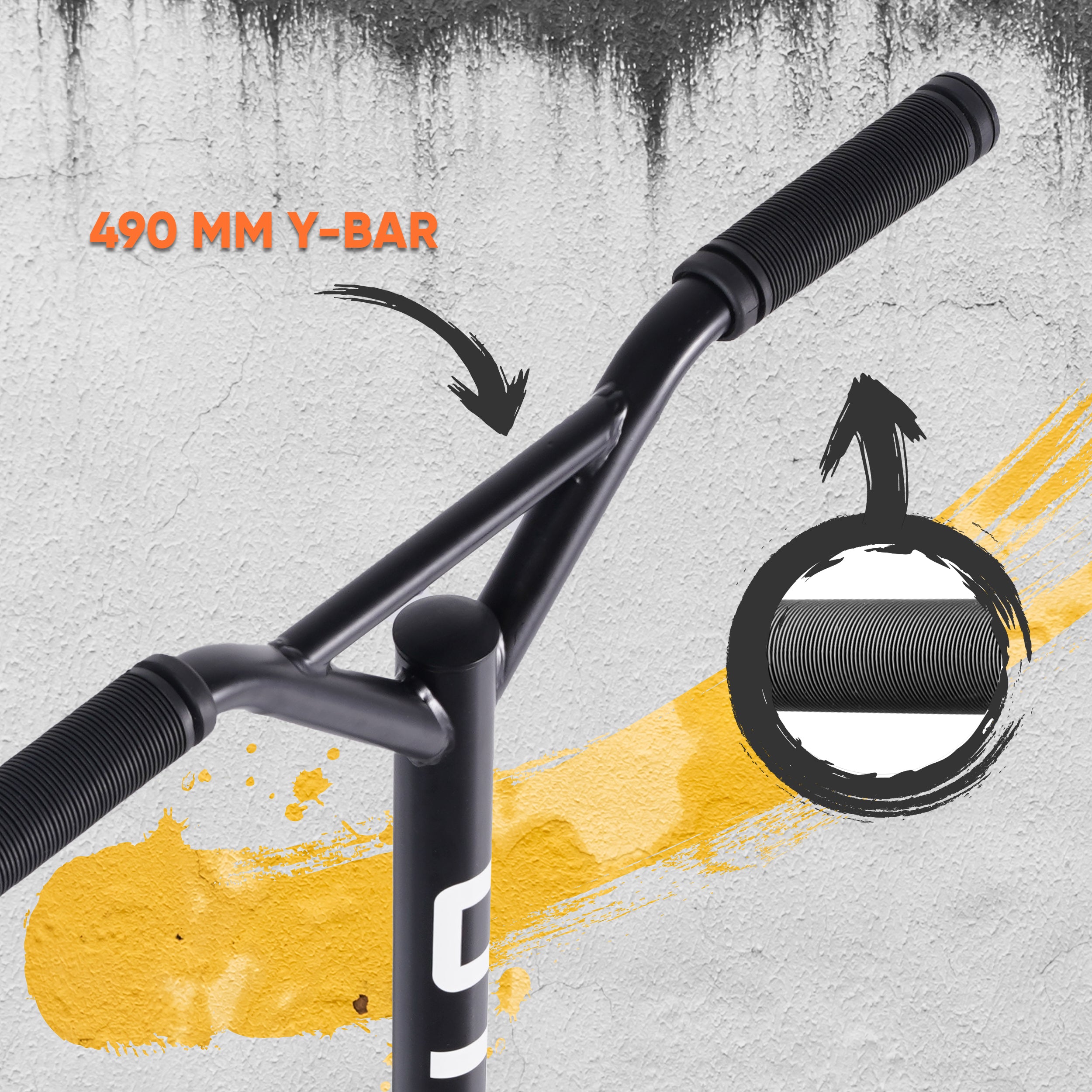 Apollo Funsport NL Stunt Scooter Gravity - Leuke step voor kinderen en tieners Zwart Groen