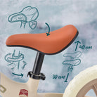 Apollo Funsport Nederland Trailbuddy loopfiets vanaf 2 jaar – 12 inch kinderloopfiets Beige