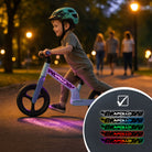 Apollo Funsport Nederland Trailbuddy LED loopfiets voor kinderen vanaf 2 jaar – 12 inch loopfiets met verlichting Blauw