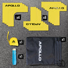 Apollo Funsport Nederland Apollo Pickleball Court Marker Set – All-in-one vloer markering set voor precisie en veelzijdigheid