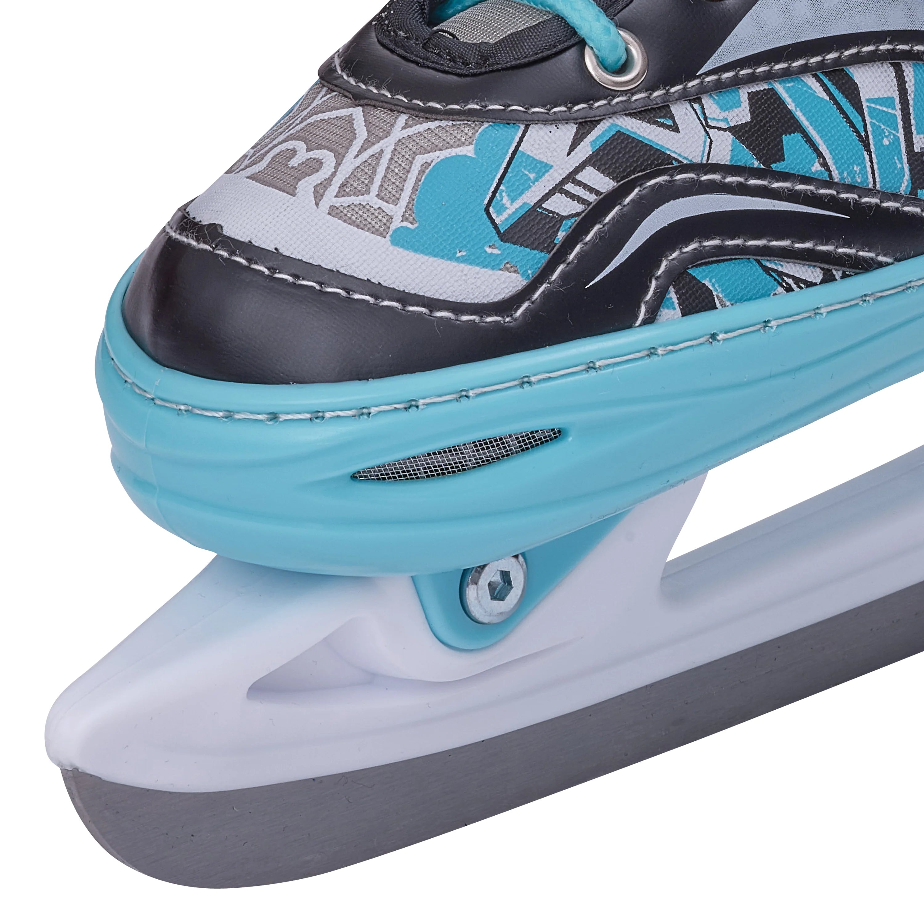 Apollo Verstelbare Kunstschaatsen 'Ice Skates X-Pro' - Mint/Zwart L (39-42)