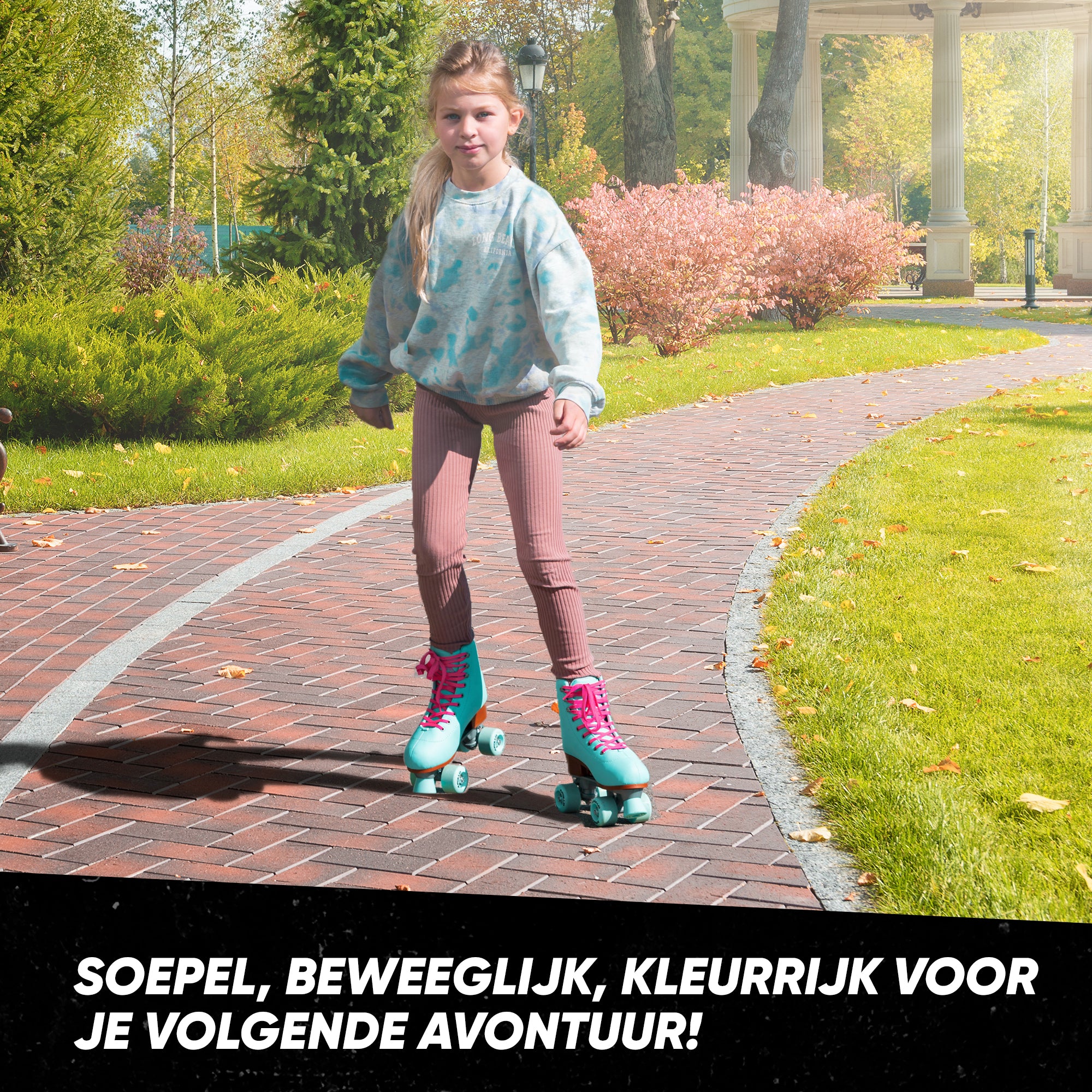 Apollo Disco Klassieke rolschaatsen voor kinderen en volwassenen - Lagoon LED L (39-42)