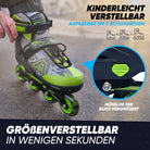 Apollo Apollo Champion, größenverstellbare Inline Skate - Grün - Größe L (39-42)