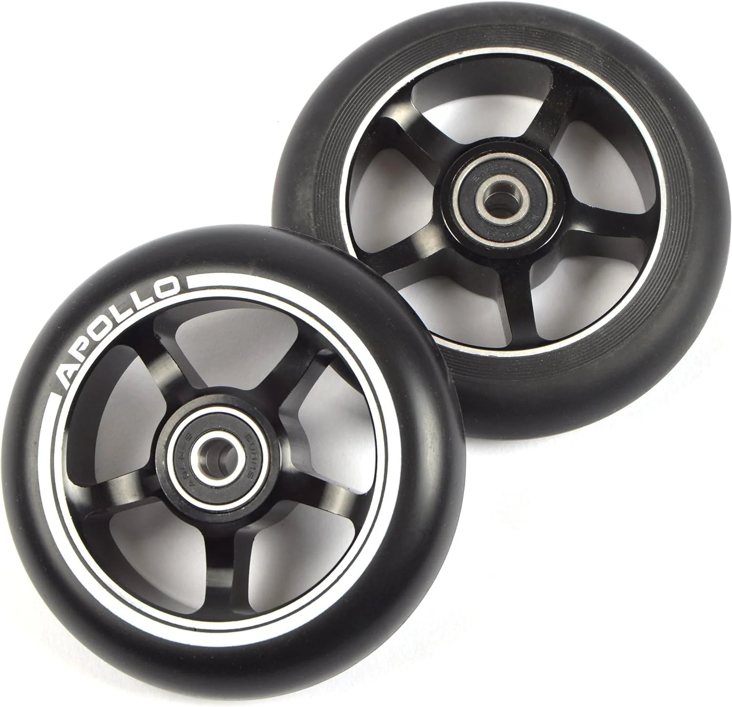 Apollo APOLLO Stunt Scooter reservewielenset Pro Wheels 100mm - ABEC 9 kogellagers Zwart - PP-Core