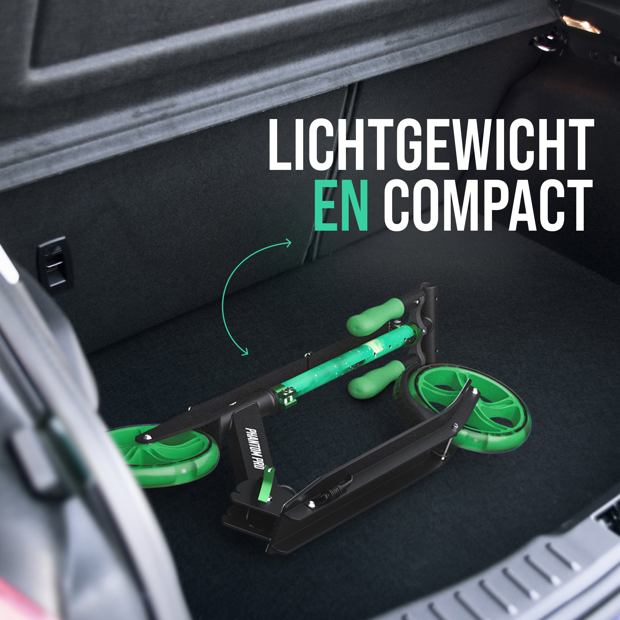 Apollo Klappbarer City Roller für Kinder "Phantom" höhenverstellbarer Tretroller Meteor