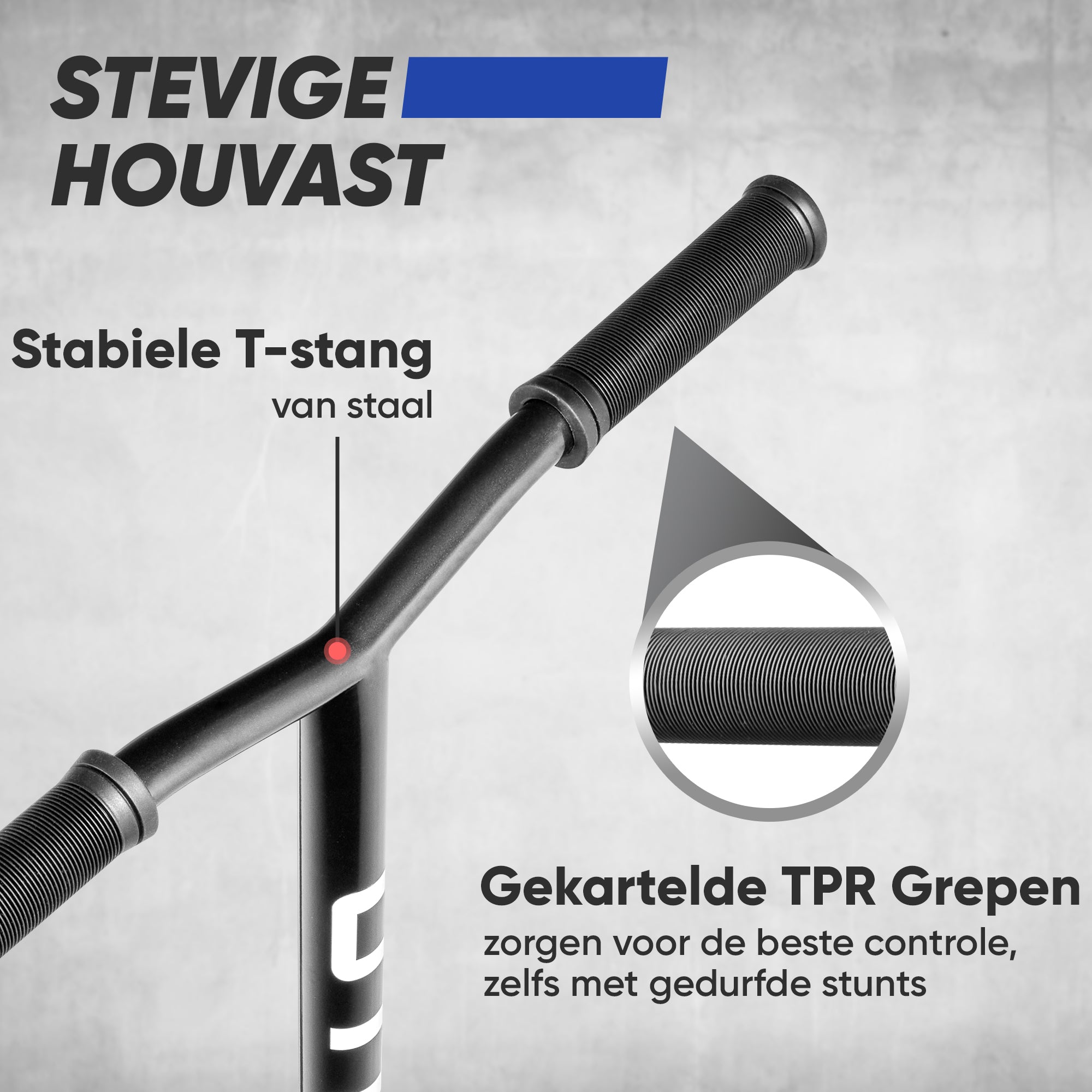 Apollo Stuntstep - Star Pro - Hoogwaardige geanodiseerde professionele stuntstep Blau