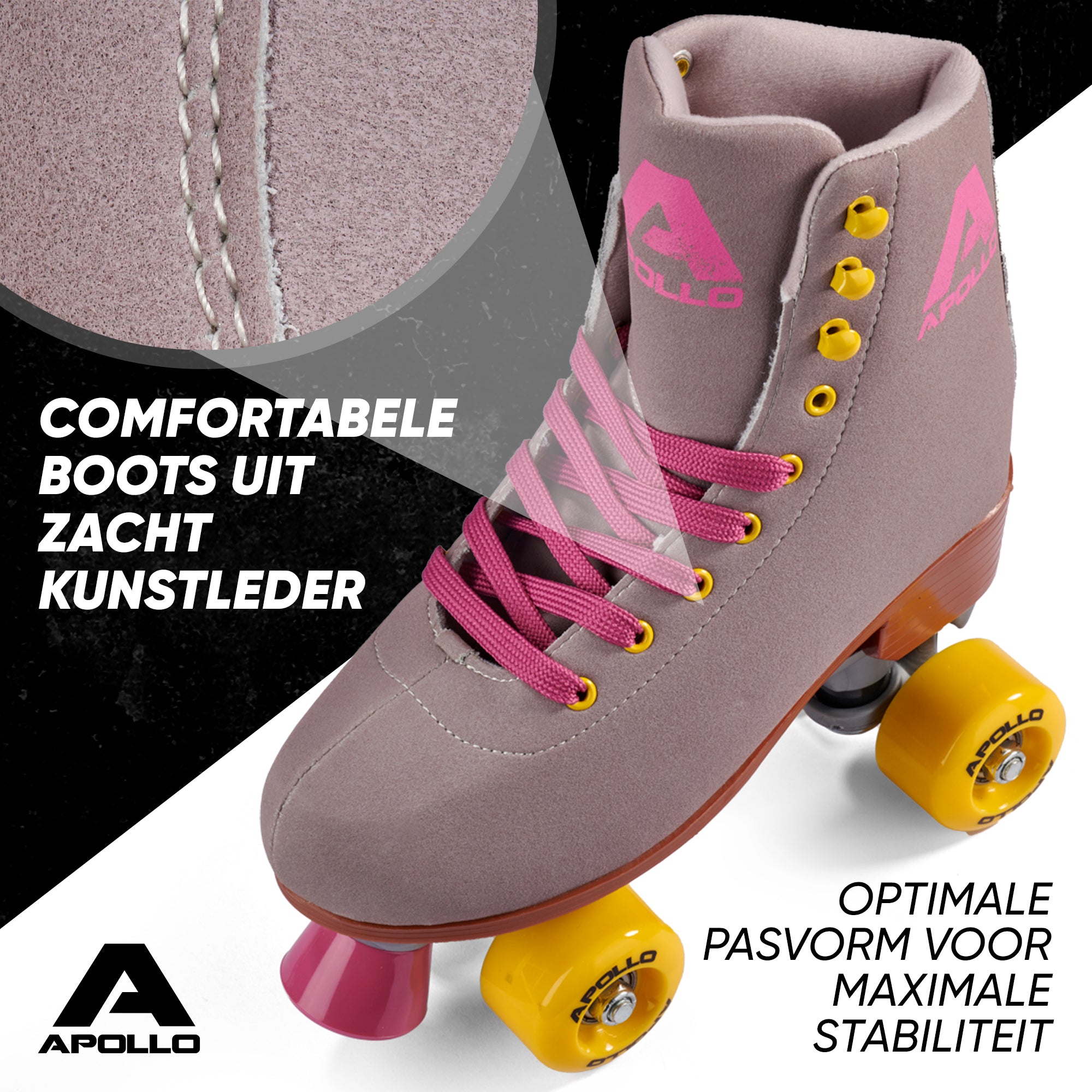 Apollo Disco Klassieke rolschaatsen voor kinderen en volwassenen - Nightfever L (39-42)