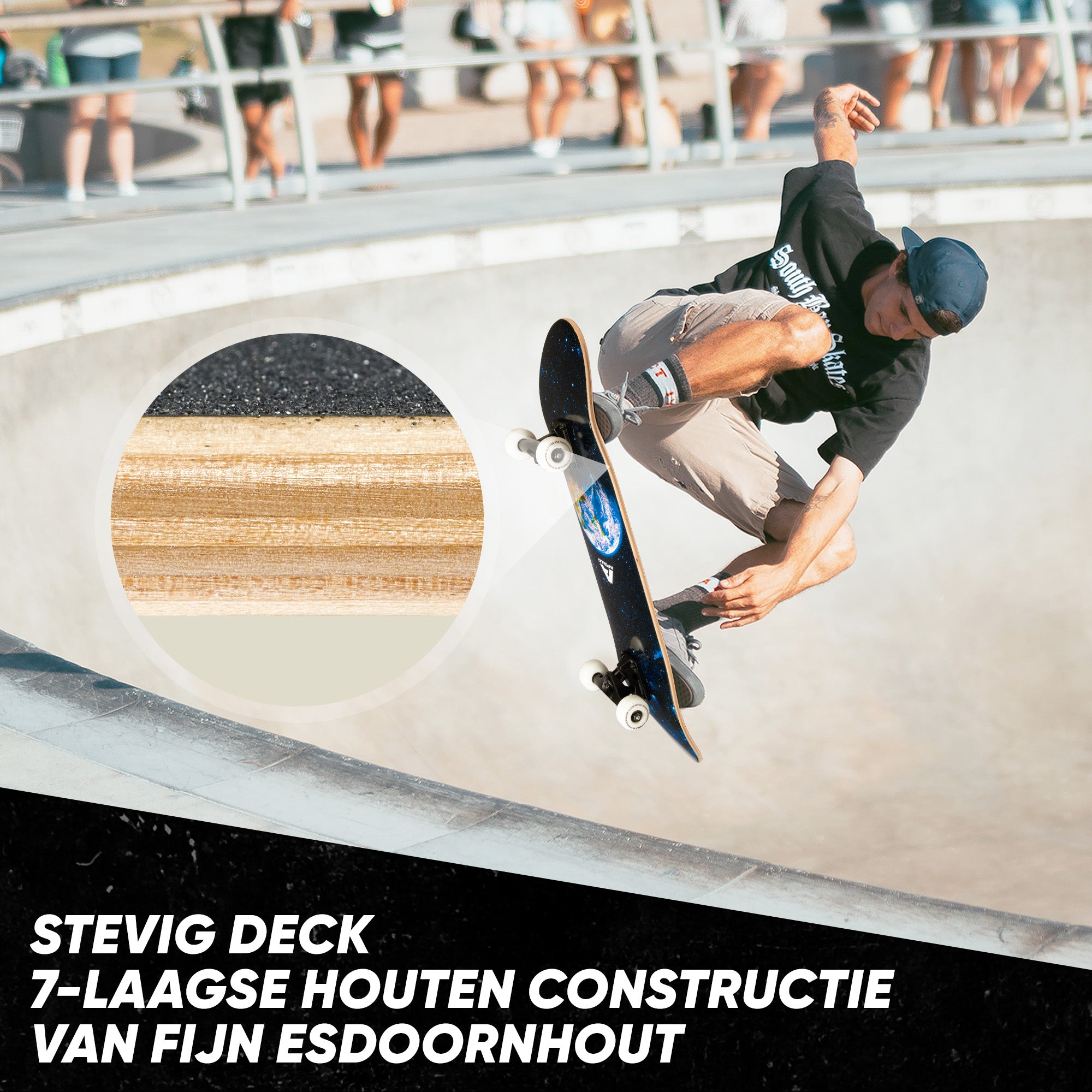 Apollo Skateboard Compleetboard 31 inch - Earth Earth