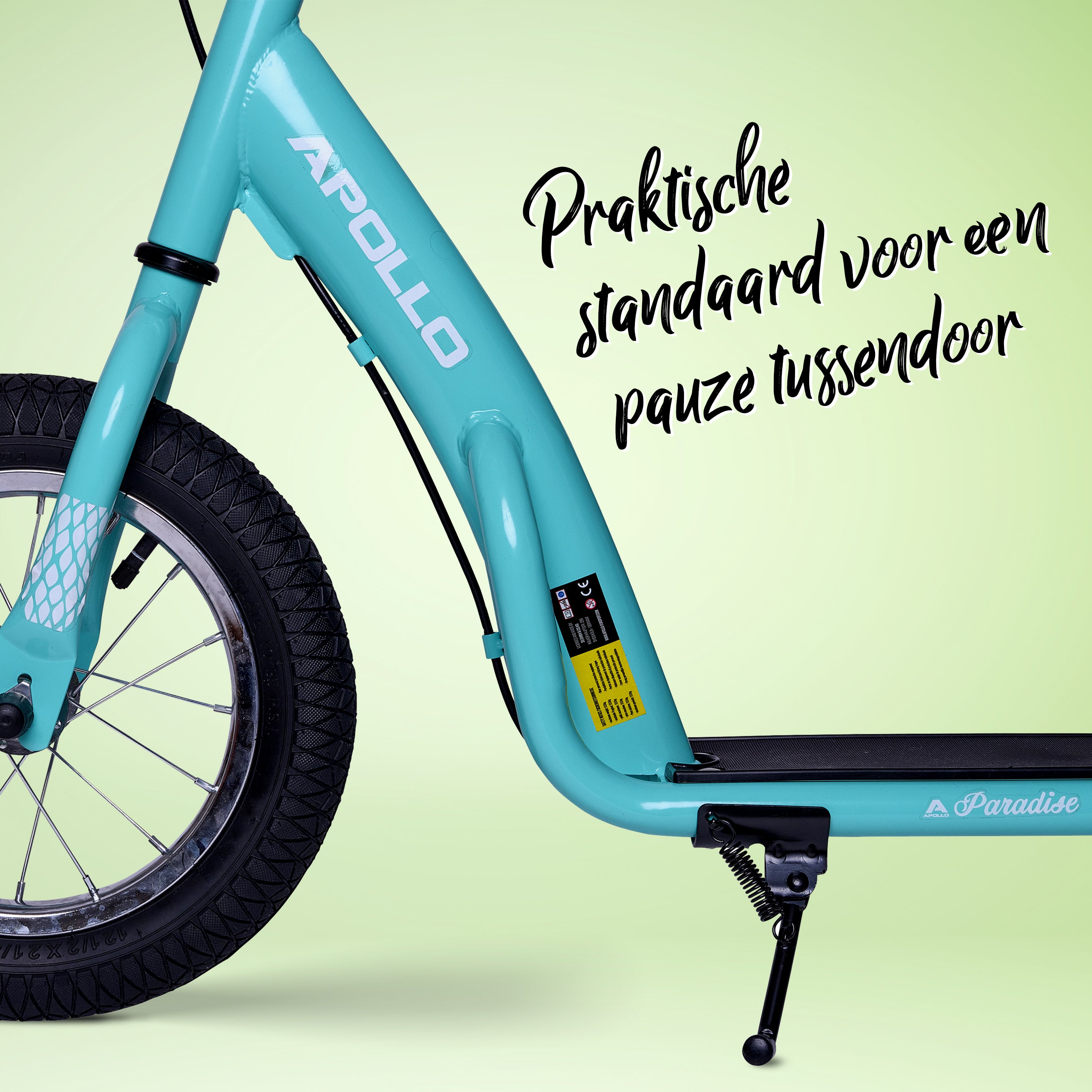 Apollo Paradise Retro step met luchtbanden 12,5 inch Turquoise