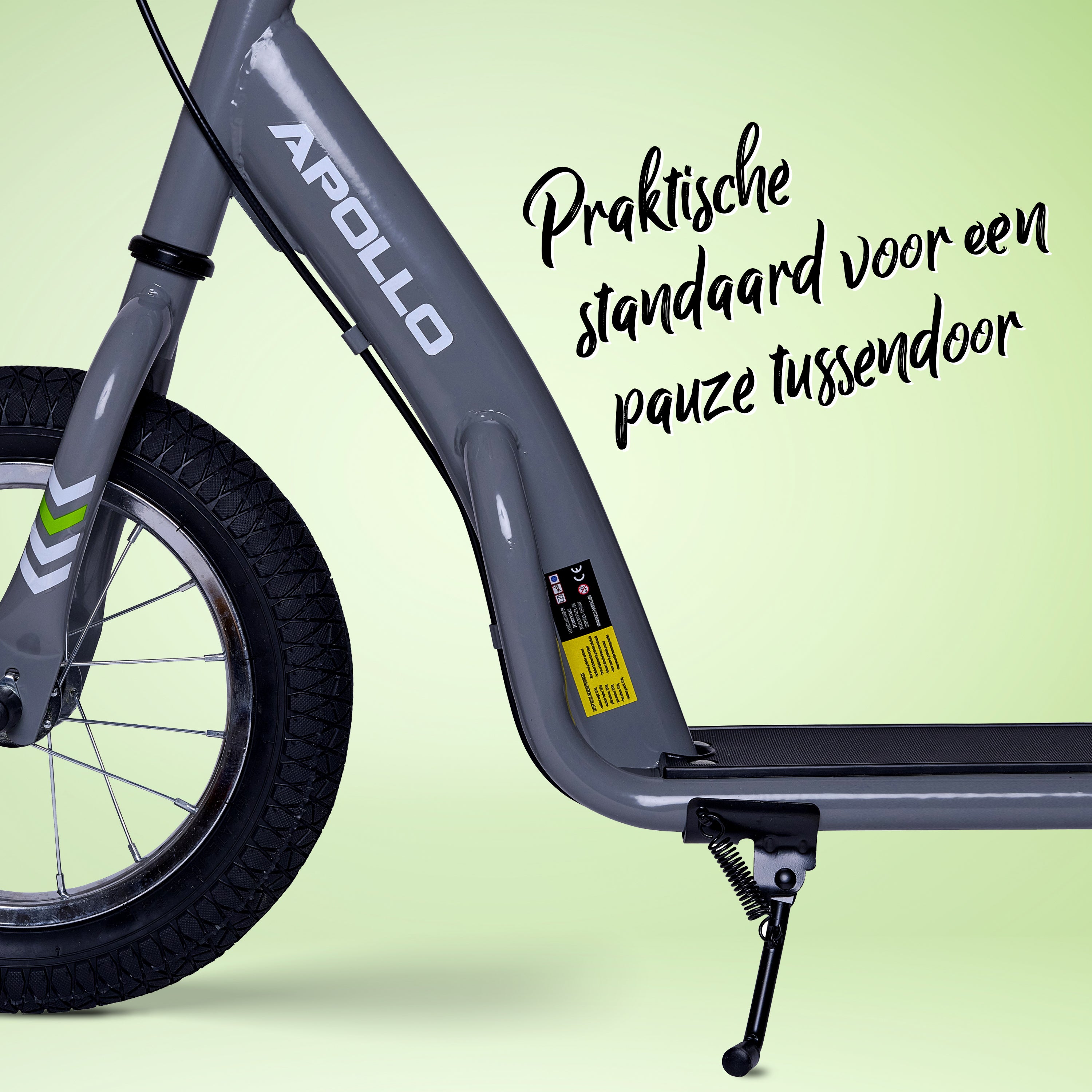 Apollo Paradise Retro step met luchtbanden 12,5 inch Grijs