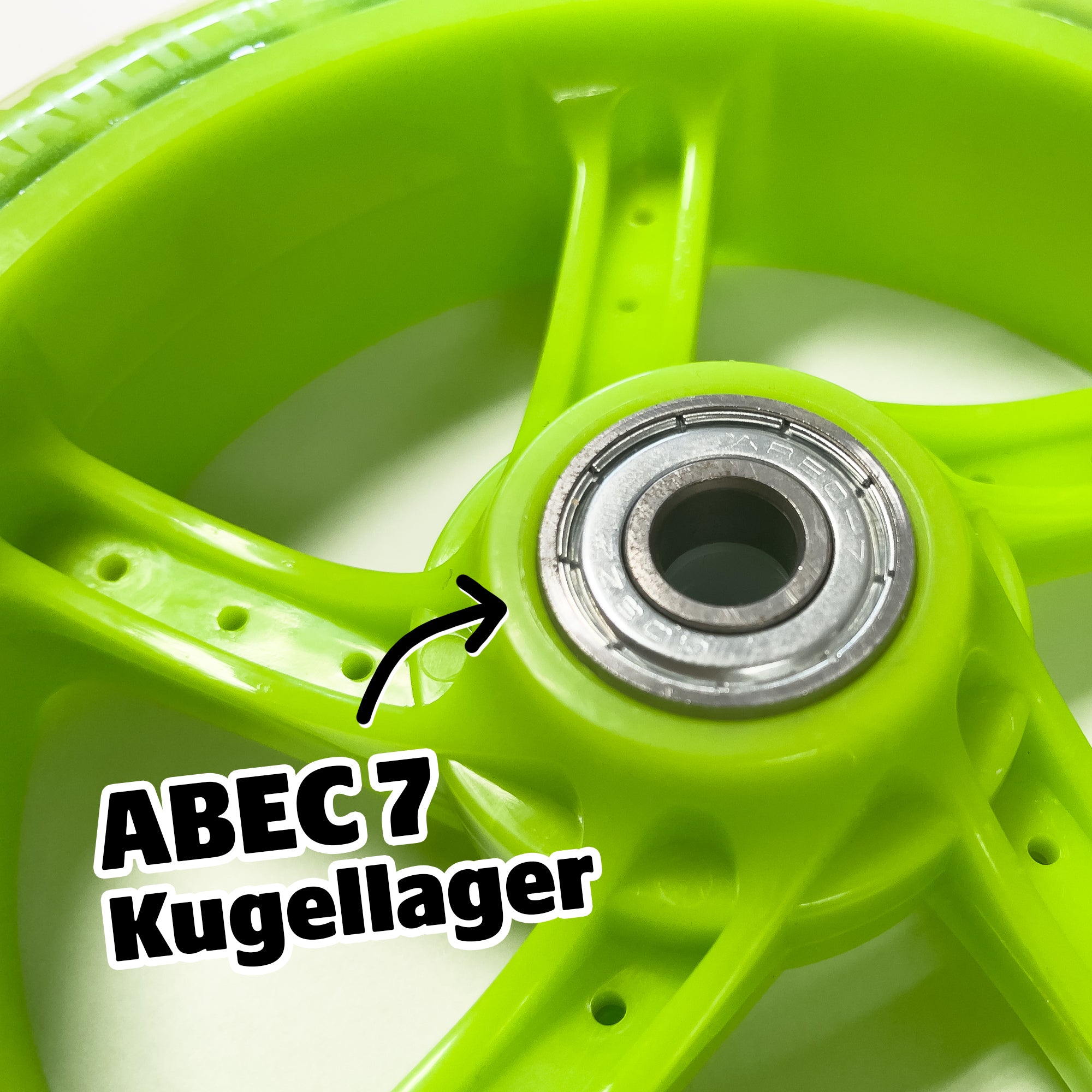 Apollo APOLLO Vervangingswielenset voor Skyracer - 145 mm wielenset Groen