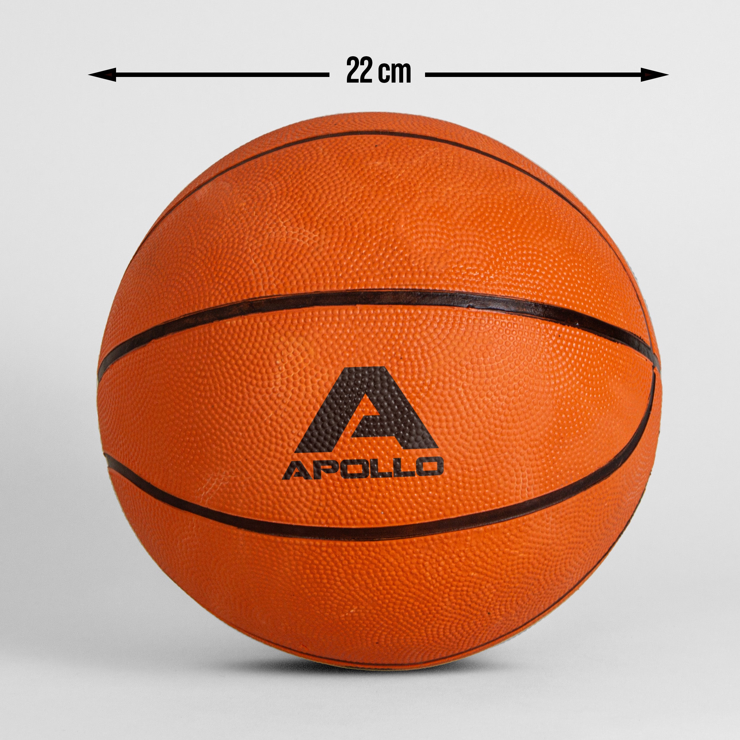 Apollo Basketbal voor binnen- en buitengebruik, maat 7 - oranje Oranje