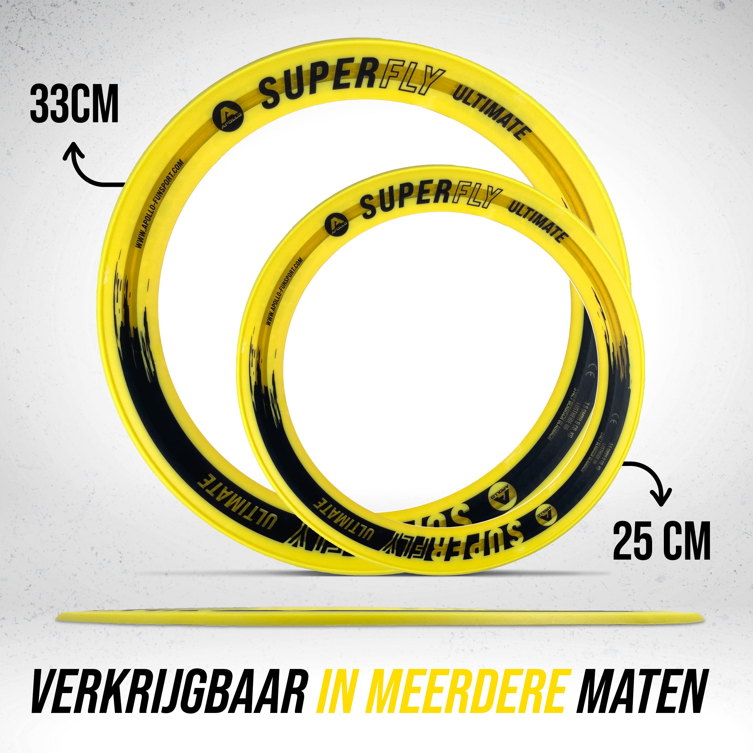 Apollo Apollo Superfly Werpring - Aerodynamische Professionele Vliegende Schijf Gelb