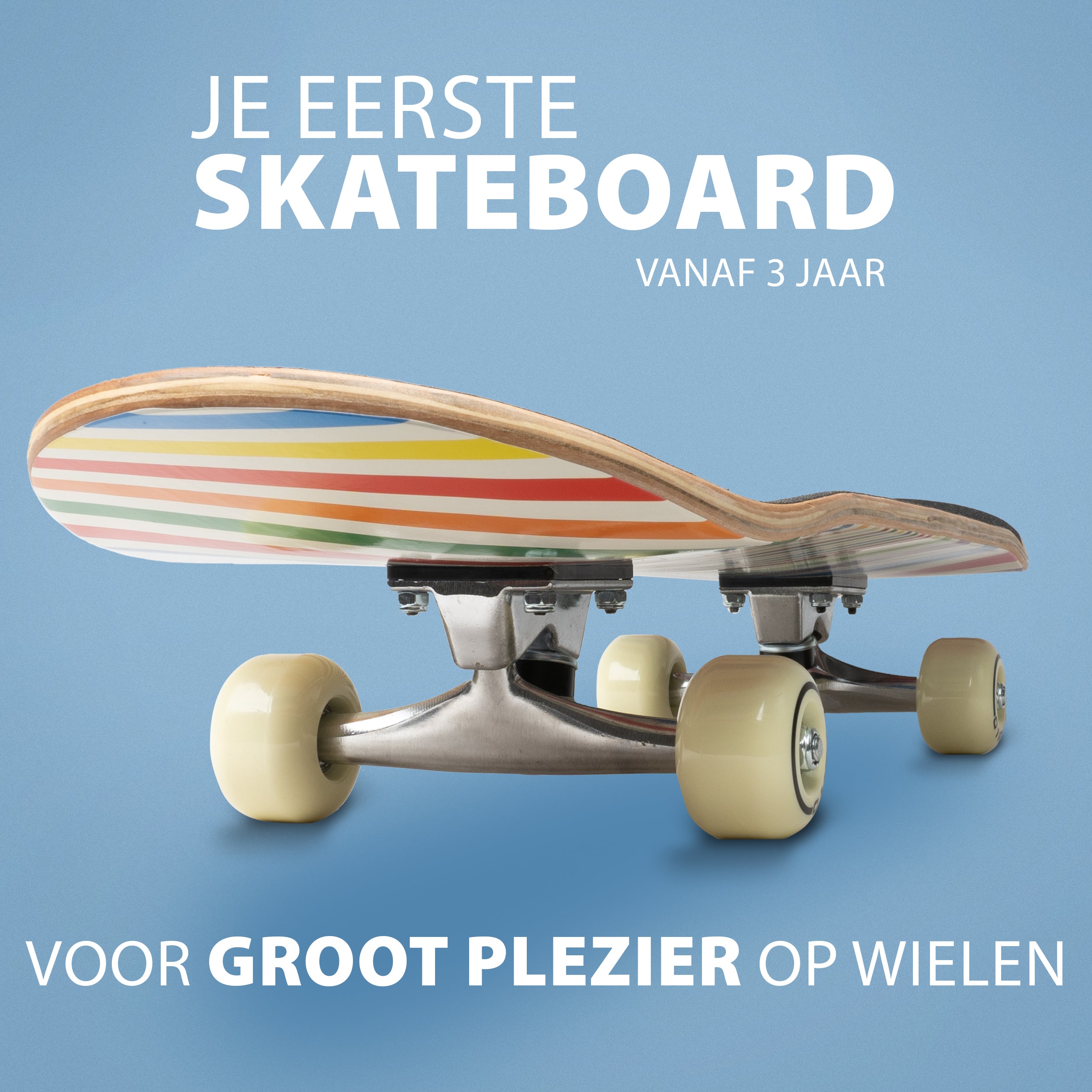 Apollo Kinderen Skateboard 71cm - Retro Colors