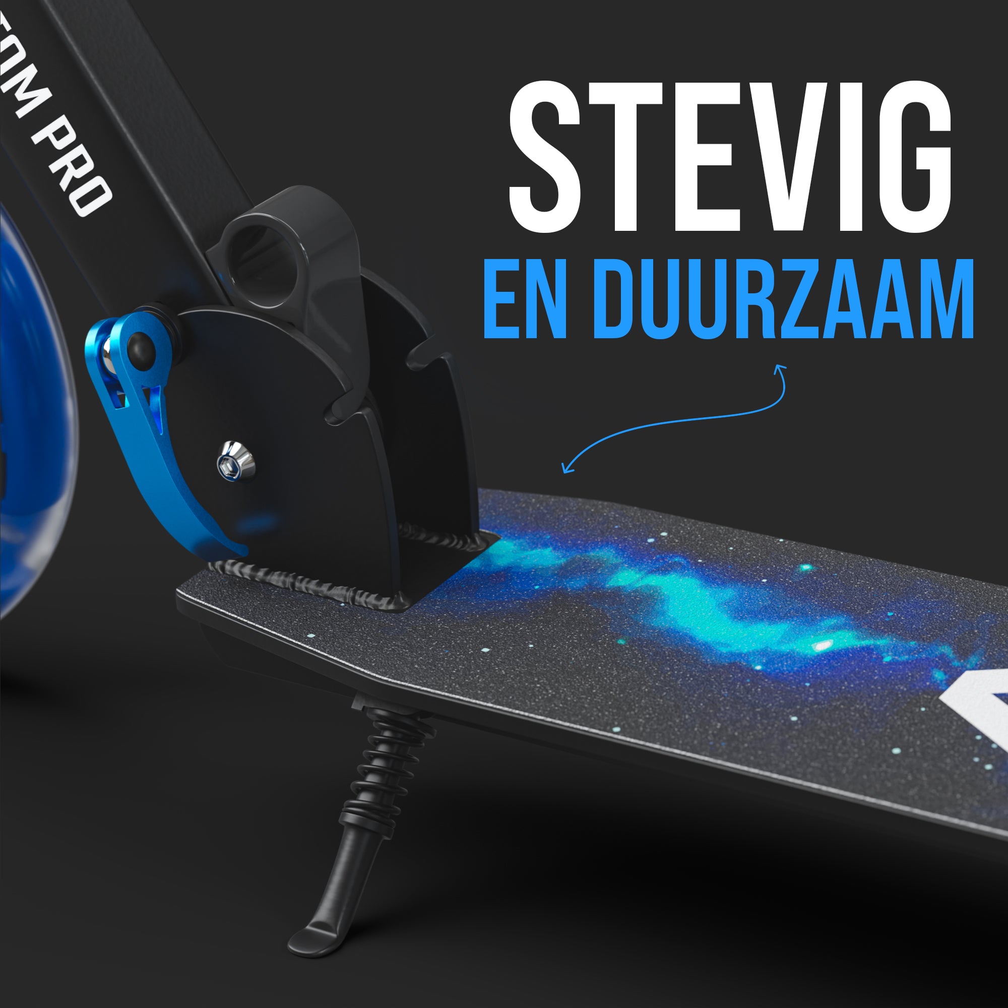 Apollo Klappbarer City Roller für Kinder "Phantom" höhenverstellbarer Tretroller Universe