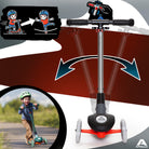 Apollo Funsport Nederland Apollo Whizzie LED kinderstep, opvouwbare kinderstep Zwarte Vlam