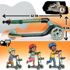 Apollo Funsport Nederland Apollo Whizzie LED kinderstep, opvouwbare kinderstep Croco