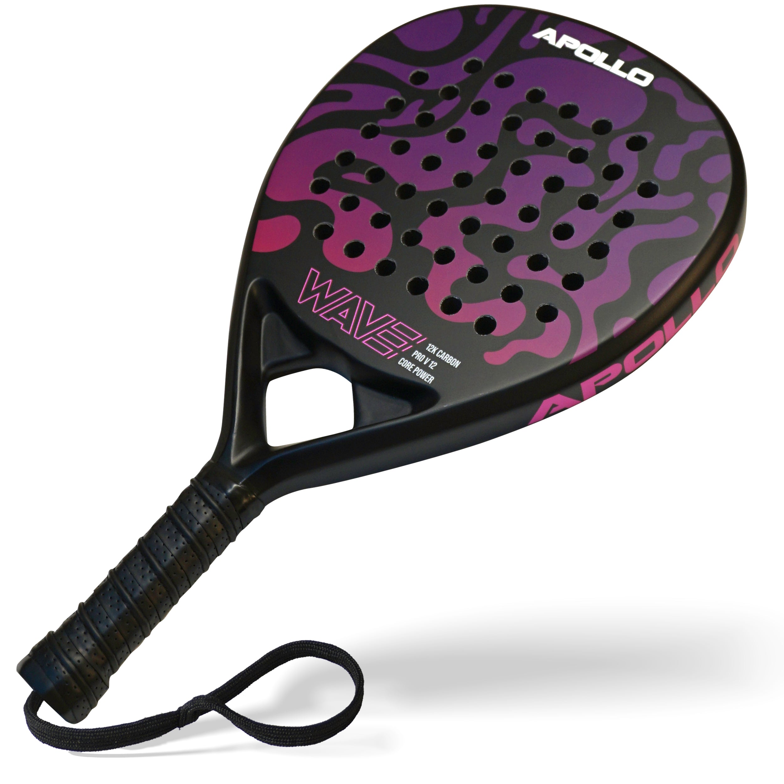 Apollo Funsport Nederland Apollo 12K Wave Padelracket Purple Pink