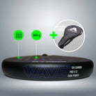 Apollo Funsport Nederland Apollo 12K Wave Padelracket Purple Pink