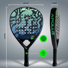 Apollo Funsport Nederland Apollo 12K Wave Padelracket Mint Blue