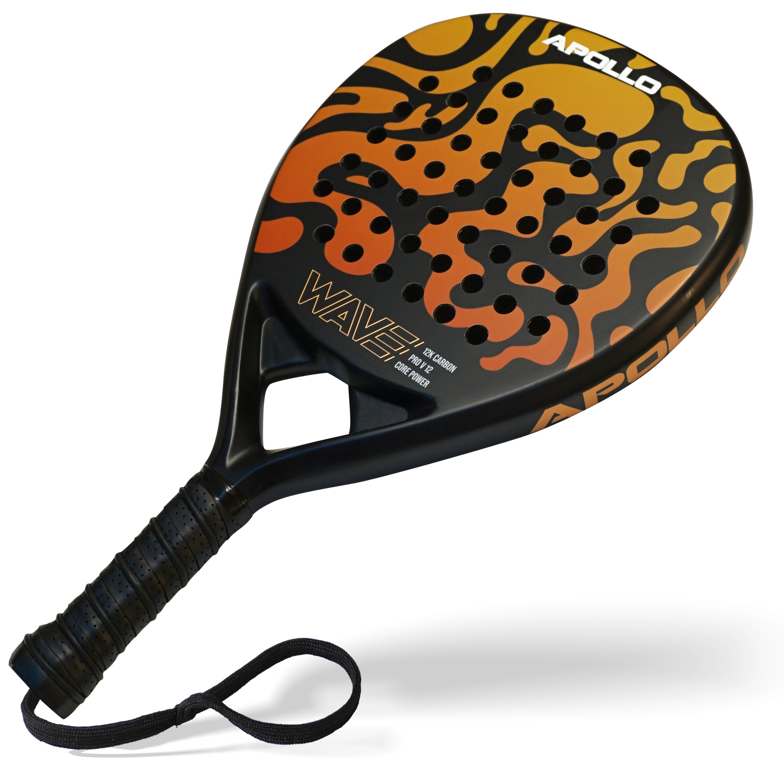 Apollo Funsport Nederland Apollo 12K Wave Padelracket Orange Yellow